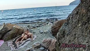 dude on beach gropes fingers my pussy till i squirt publicly risky misscreamy?