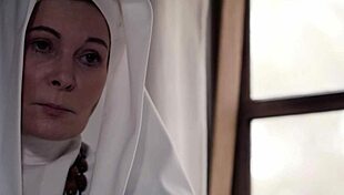 magdalene st michaels and hartley drop nun costumes to kiss big tits hairy granny style