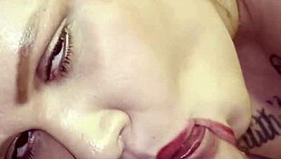 dj brisa lays back sucking cock so deep she gags hard in dorm room striptease tease