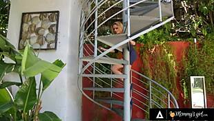 Nosy Neighbor Catches Milf Reena Sky and Stepbae Tiffany Watson