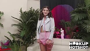 Aubry Babcock's Pretty Face Chokes on Nade's Brutal Cock 