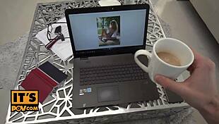 vyvan hill blonde babe rides cock hard for cash in pov desperation