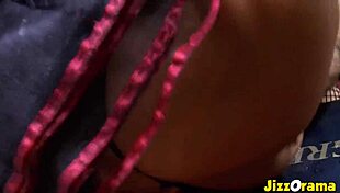 damn amber labomba's massive tits covered in intense facial jizz