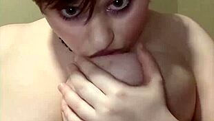 hey check these huge natural tits bouncing in lingerie