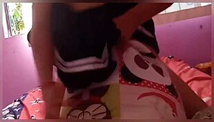 Latina Hips Sway to Favorite Tune While Fingers Tease Pink Vagina