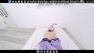 yume hoshino's bunny cosplay hides her wild cravings for rough cowgirl pounding and wet orgasms