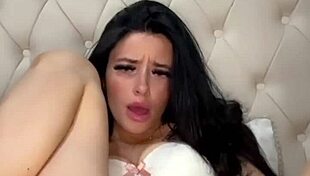 British exchange student teases her secrets in solo webcam play