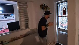 Cuckold calls friend to watch wife and joins sex