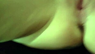 amateur wife fingers shaved wet pussy close up for you while big tits bounce 😏🔥