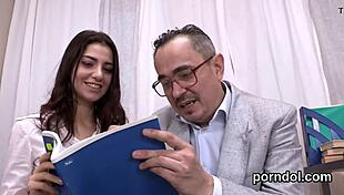 Natural Tits Teen Seduced Drilled Hardcore By Old Tutor Reality