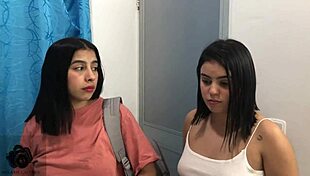 my horny stepmom sets up a wild hotel threesome creampie with her latina curves