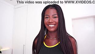 20 year old brazilian tall ebony jenny pretinha perfect boobs fucked by 2 white cocks dap anal farting