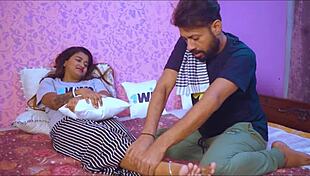 fucking that pregnant indian wife with big boobs turns into juicy creampie doggystyle romp