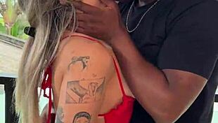 boyfriend films her sucking the endowed black guy so well