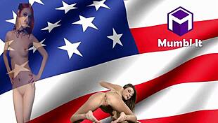 liz vicious watches melena tara finger shaved pussy with dildo in bikini heels