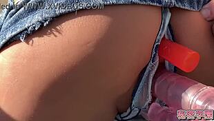 i fucked a doll's ass outside 😈🍑