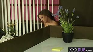 i went for a massage but hot milf india summer fingered my teen pussy so good