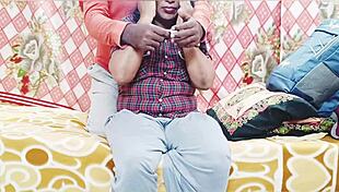 Desi Big Boobs Schoolgirl Fucks with Dirty Telugu Talk While Bouncing Tits