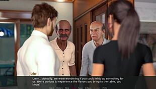 i'm the wife in this wild 3some getting anal creampie from big cocks outdoors