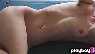 sexy russian teen aleksandra smelova rips clothes off natural small tits posing striptease