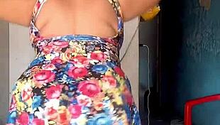 bbw sigilosabbw shakes oiled chubby ass backstage with swingers fishnets tease