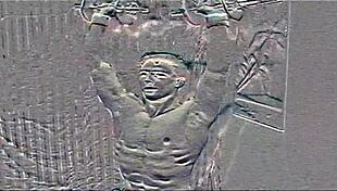 18 year old reese rideout strips during intense gym workout session