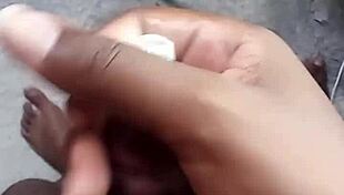 Labeto Cums in Condom Safe Sex Machine Masturbation to Ebony Song