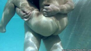 oriental masseuse gropes body with nuru oil handjob pussy rub relax!