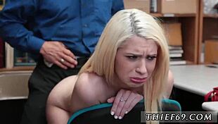 What if police exam turns hardcore with big-tit teen and old cop uniform?