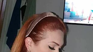 Nathalia Fontes Sucks Gringo Cock in Crossdressing Frenzy