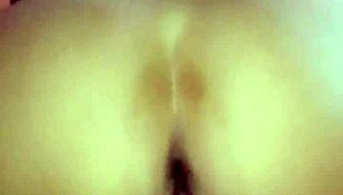 this perrita brazilian latina sits on cock riding reverse cowgirl rough pov cum on ass