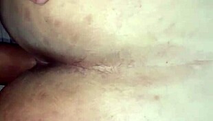 he pumps more hot cum into the chubby bbw's holes again