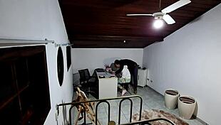 student seduced by teacher in office bends over for doggystyle sex