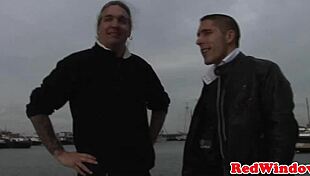 tourist drowns real dutch hooker in sticky cum shower