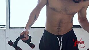 Big tit curvy latina redhead rides coach cock hard