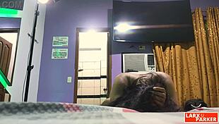 room casting esther bends over, loves pussy licked doggystyle till she cums hard