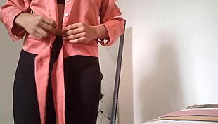 damn latina stepmom strips for work fingers juicy big clit pussy tattooed legs