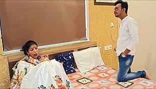 hot indian bhabhi couple bangs doggystyle missionary in hotel with dirty hindi audio creampie