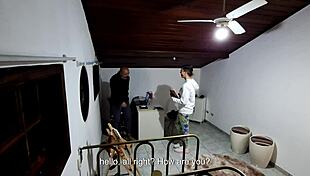 student seduced by teacher in office bends over for doggystyle sex