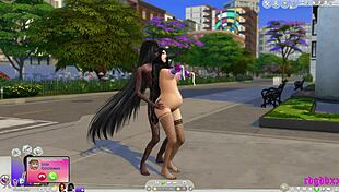 Sims 4 Ladyboy Pounds Pregnant Futanari Whore Outdoors Public