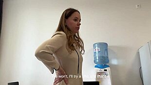 Stepmom skips panties walk and fucks stepson up close creampie