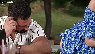 Housewife Rebecca Volpetti savors outdoor threesome DP action