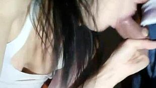 Damn, watch me slobber on that monster cock till it explodes!