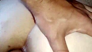 Skinny mature wife takes deep doggy anal POV in sheer stockings