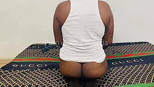 Ever wondered what happens in a casting with this horny ebony beauty?