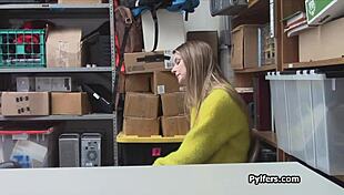 Big Tit Russian Shoplifter Busted And Fucked Hard On Hidden Cam!