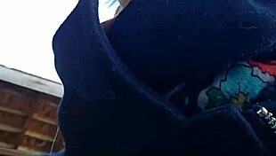 French Mature With Short Hair And Small Tits Gets Fucked Hard By Stranger In Barn