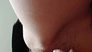 i cum hard rubbing my hairy wet pussy!