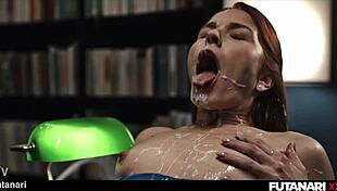 asian futa ladyboy anal fucks redhead creampie cleanup shemale cumshots