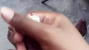 Labeto Cums in Condom Safe Sex Machine Masturbation to Ebony Song